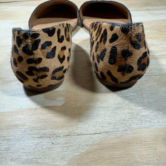 J Crew Leopard Print Calf Hair Flats Women’s Size 6 - Picture 6 of 8